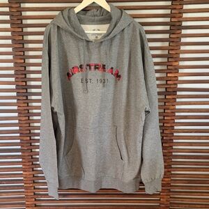 🎉NEW LISTING!🎉Airstream Gray Hooded Sweatshirt with Red Logo